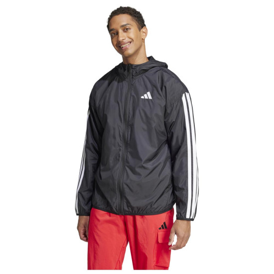 Adidas Ανδρικό αντιανεμικό μπουφάν Essentials 3-Stripes Windbreaker